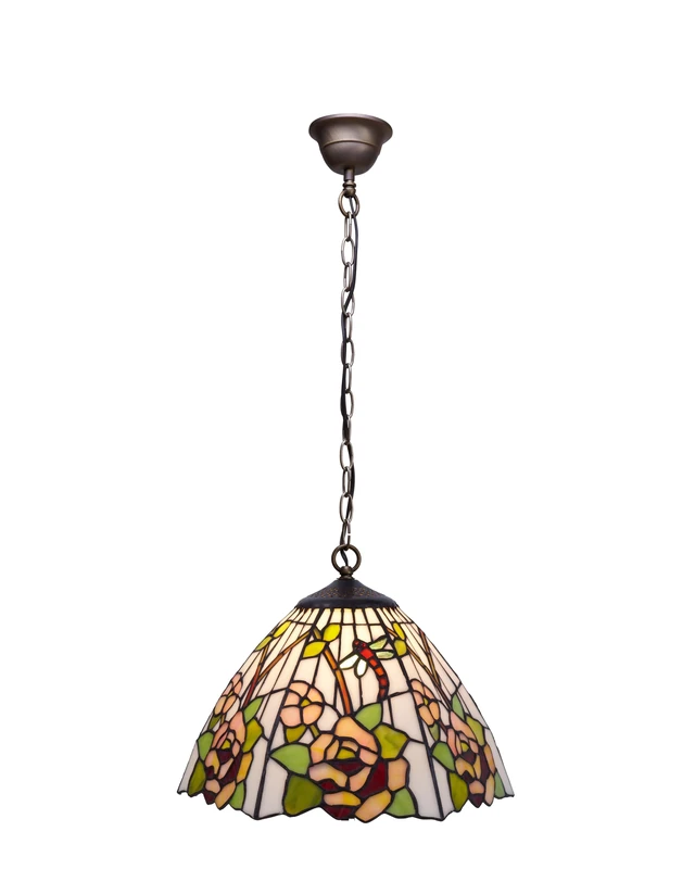 Colgante de techo Tiffany Colour White Diameter 30 cm Compact Series - Image 1