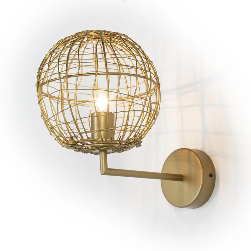 APPLY 20X32X29 WIRE/GOLD METAL - Image 1