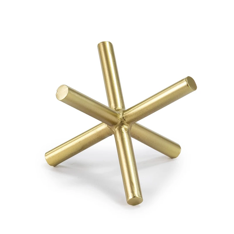 Figure 18 x 16 x 13 cm Metal Dorado - Image 1