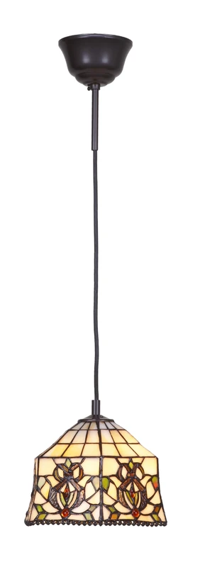 AlexandreHouse Tiffany Hexa Series D20 cm Colgante with Cable
