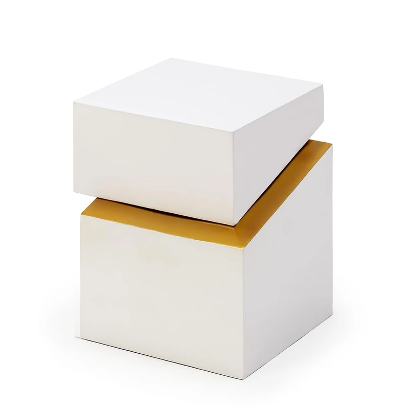 Mesa Auxiliar 40 x 42 x 43 cm Metal Black/Dorado
