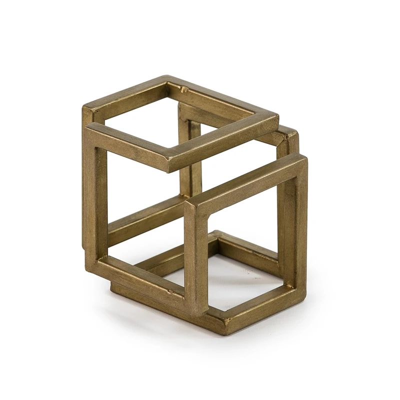 Figure 12X13X12 Metal Dorado - Image 1