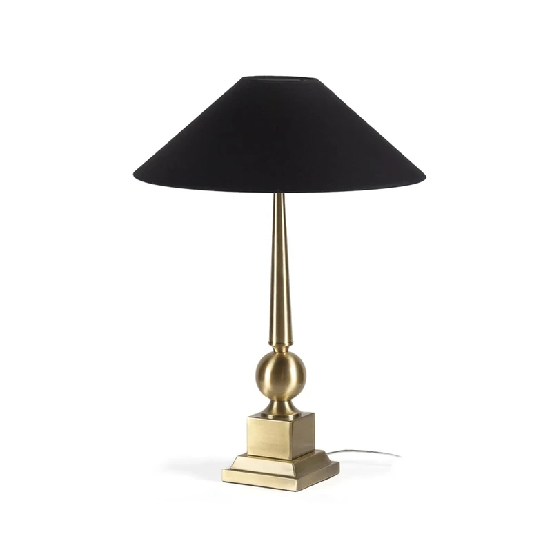 AlexandreHouse Susmesa Lamp 15 x 15 x 60 cm Metal Dorado Sin Trousers