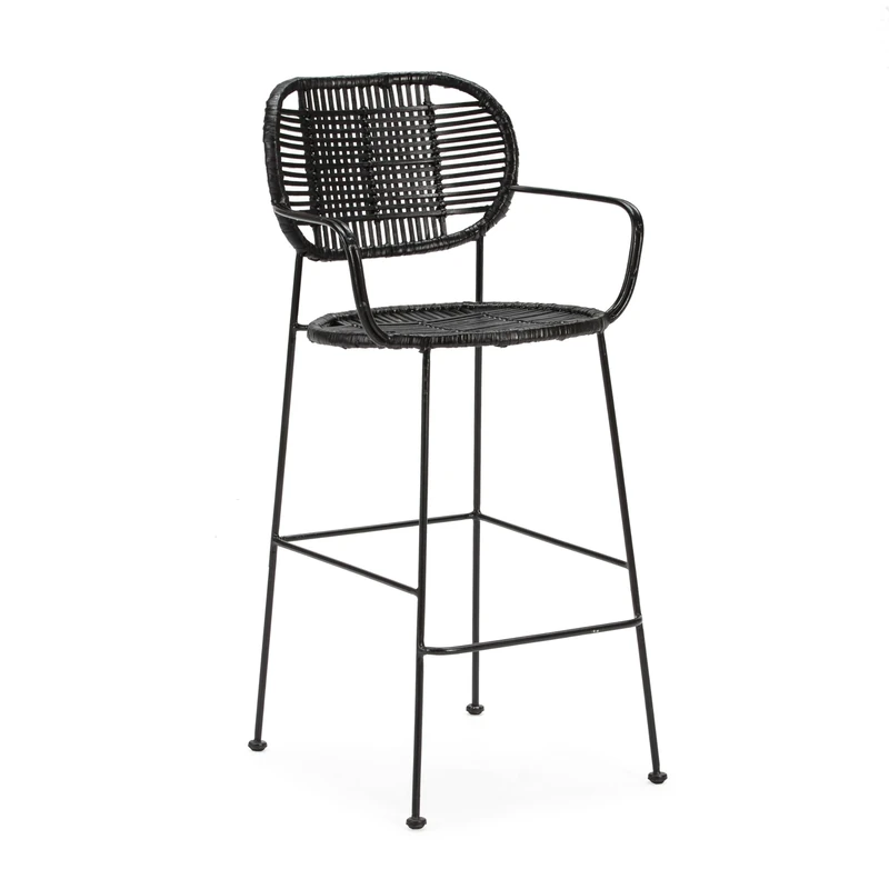 AlexandreHouse High tables 51 x 51 x 102 cm metal black/black