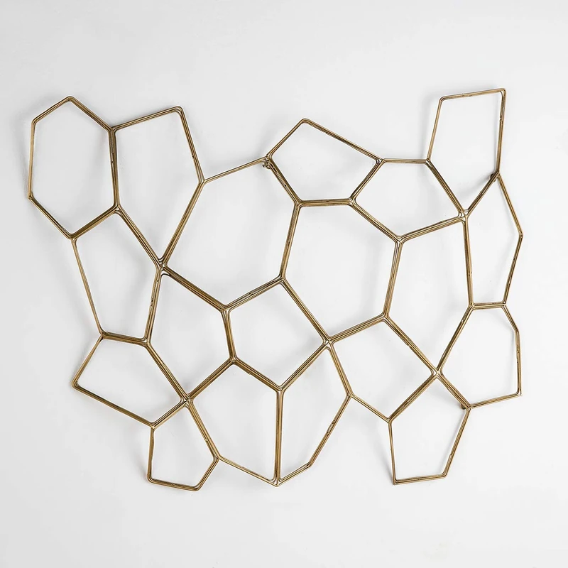AlexandreHouse Esculture 107X6X77 Metal Dorado