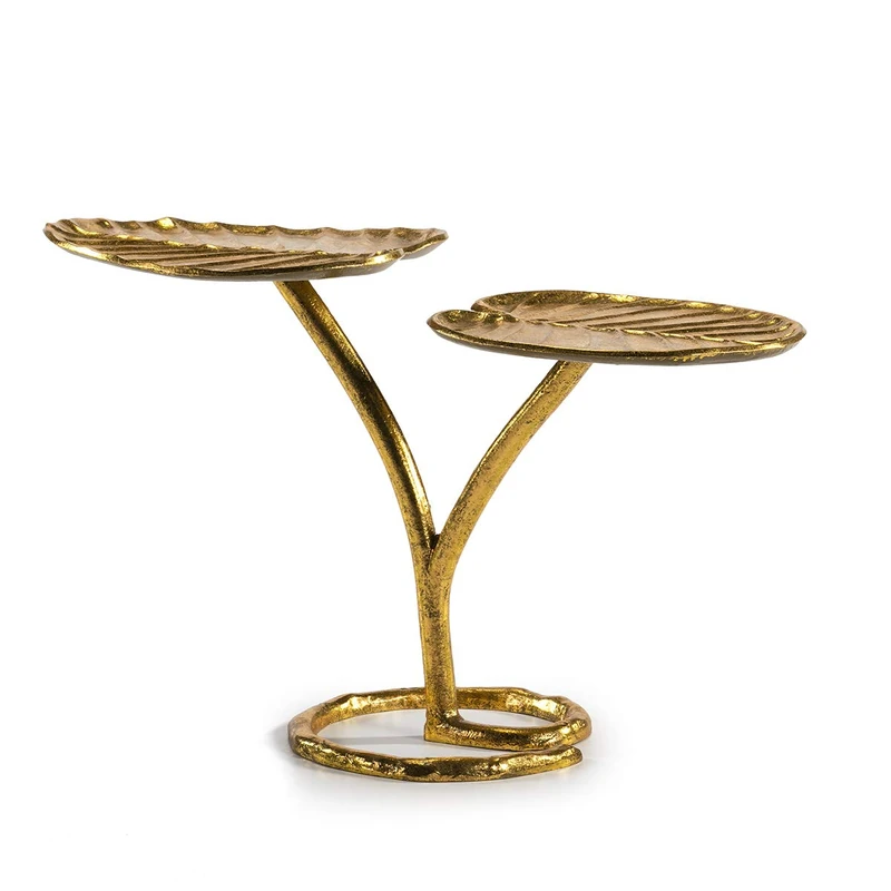 Mesa Auxiliar 75 x 34 x 47 cm Metal Dorado