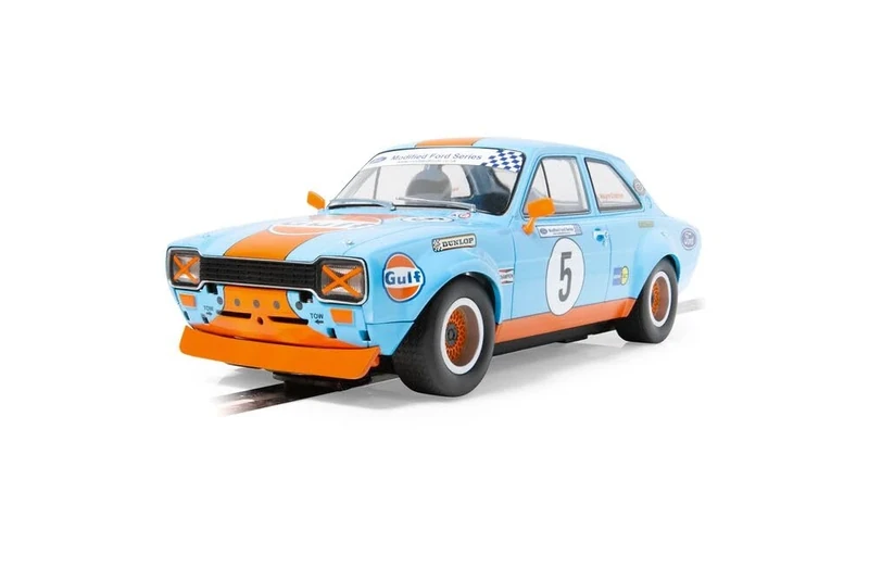 Scalextric Cars - C4530 Ford Escort MK1 – Wayne Crabtree Modified Fords 2023 - Toy Slot Car for use with Race Tracks - Small Kids Gift Ideas for Boy/Girl Ages 3 Accessories