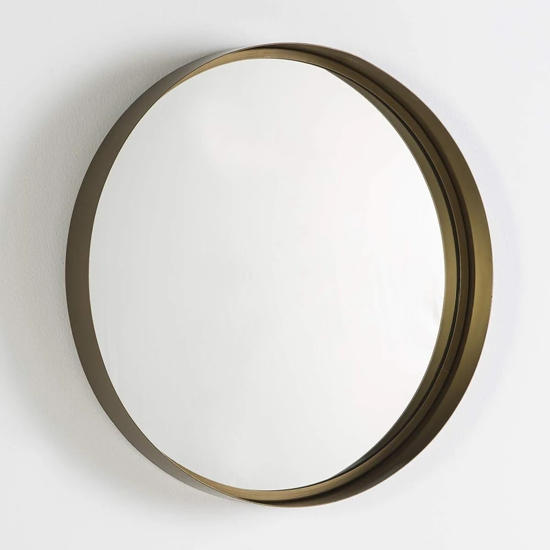 Espejo 61X5X61 Crystal/Metal Dorado