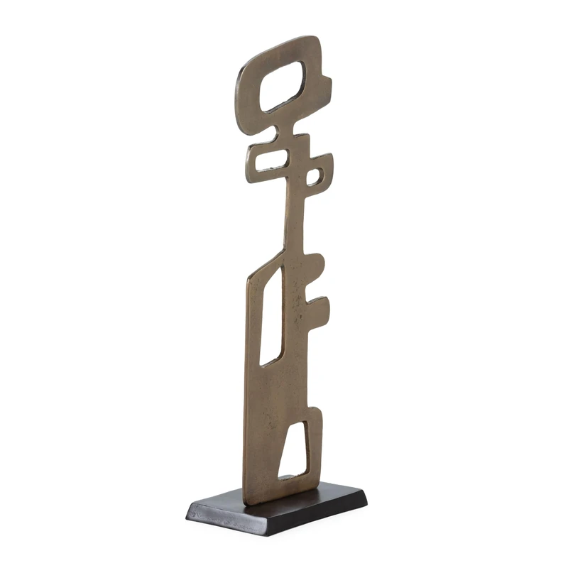 Exculture 25X15X73 Metal Dorado Antique/Bronze - Image 1