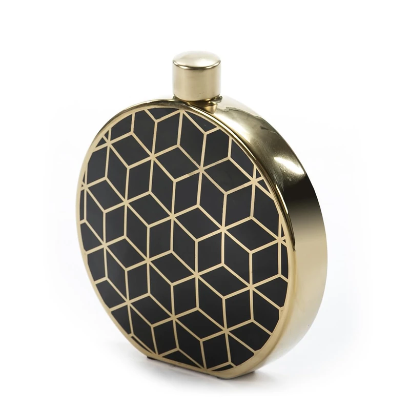 Tibor 27X6X31 Ceramic Dorado/Black