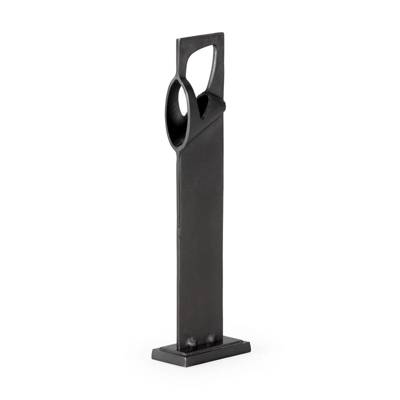 Figure 19 x 9 x 63 cm Metal Plomo Envejecido - Image 1