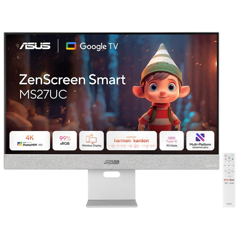 ASUS ZenScreen MS27UC 27" IPS 4K UHD 60Hz 5ms Height adjustable LED Monitor