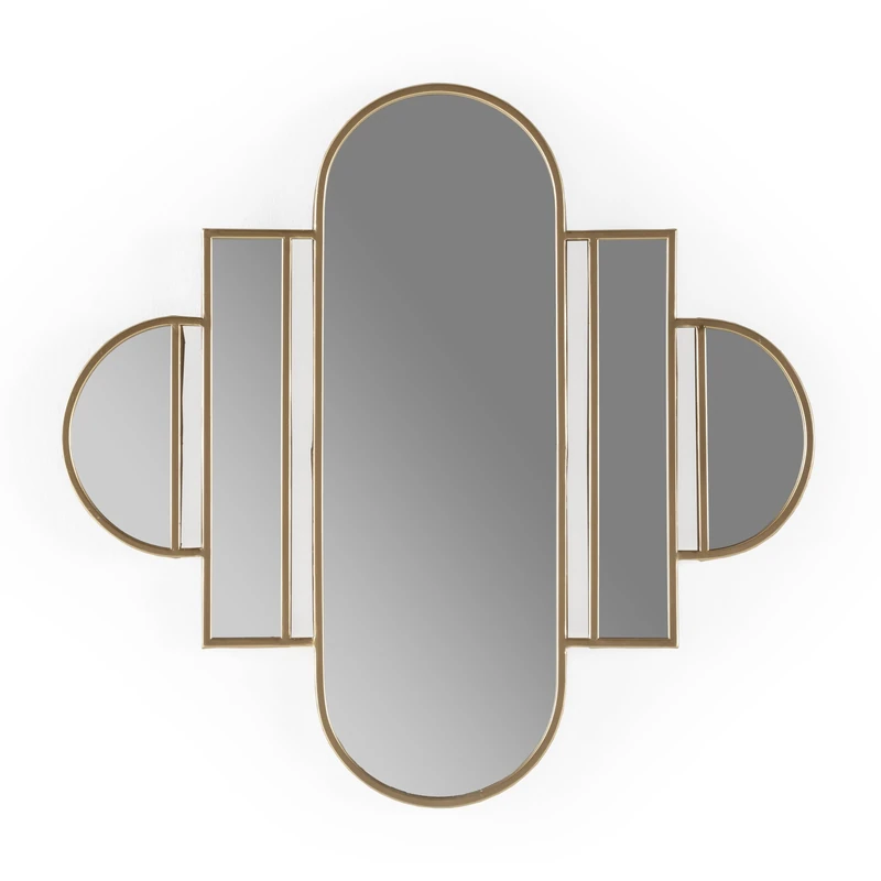 Espejo 84X3X80 Metal Dorado - Image 1