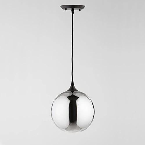 AlexandreHouse Techo Lamp 24 x 24 x 28 cm Crystal Grey with Bottle
