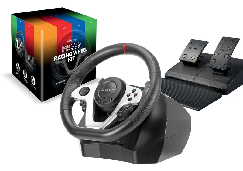 Maxx Tech PR279 Racing Wheel (Multiformat)