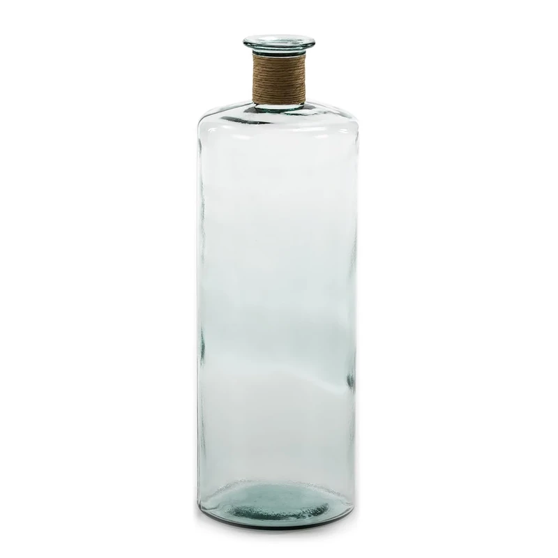 AlexandreHouse JARRON 25X25X75 TRANSPARENT CRYSTAL/ENEA NATURAL - Image 1