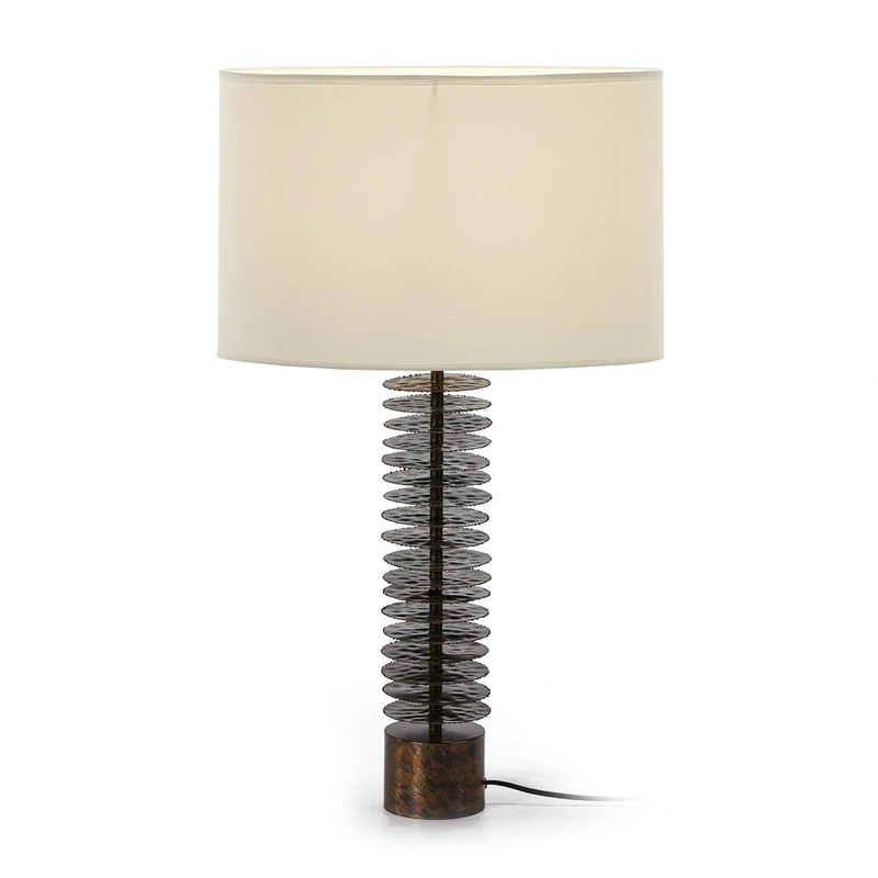 AlexandreHouse Susmesa Lamp 10 x 10 x 54 cm Metal Brown Sin Trousers