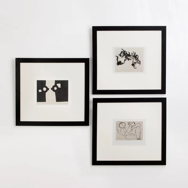 Set of 3 CUADRO 67X2X61/67X2X61/67X2X61 Crystal/Madeira Black - Image 1