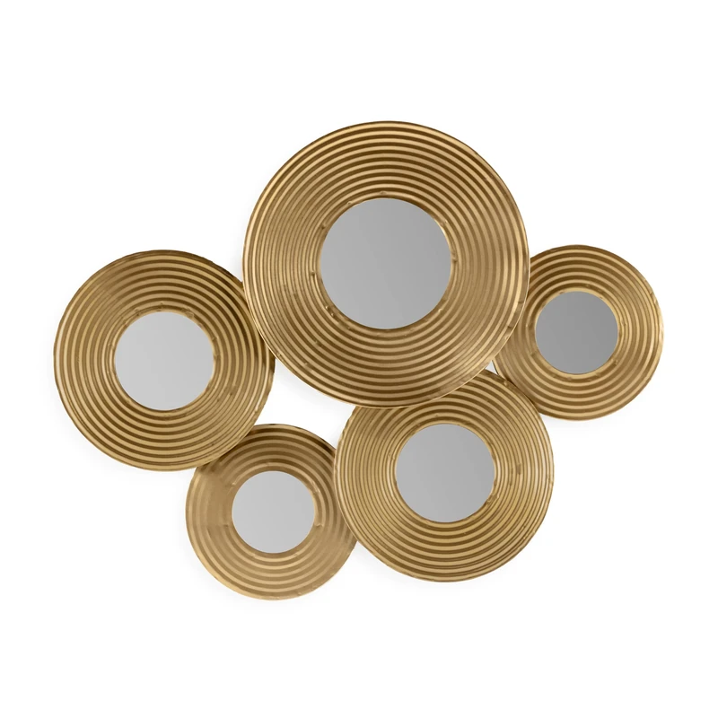 Espejo 86X3X68 Metal Dorado