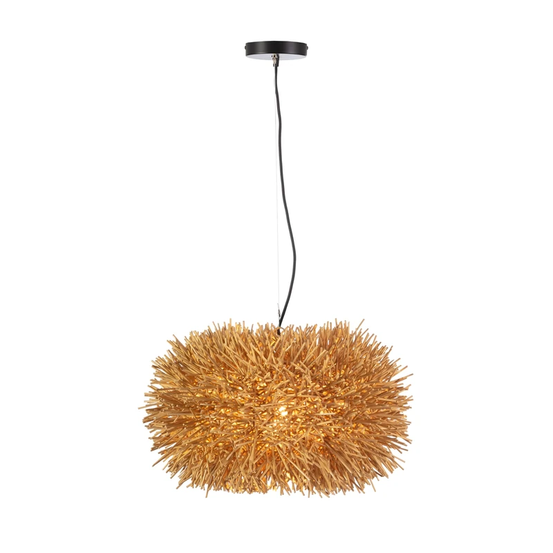 AlexandreHouse Techo Lamp 50X50X33/200 Natural Ratan