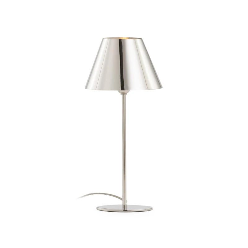 AlexandreHouse SOBREMESA LAMP 13X9X36 Metal NIQUEL - Image 1