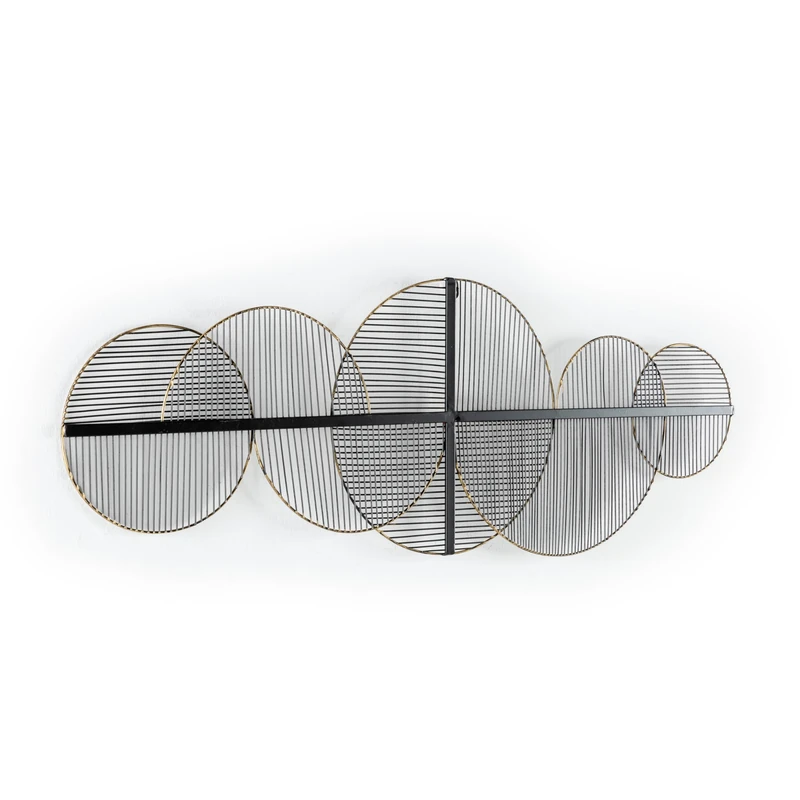 Exculture 111X2X40 Metal Black/Dorado