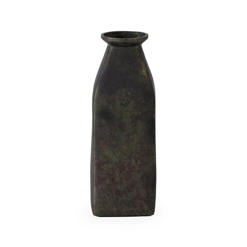 JARRON 14X14X38 Metal Green Oxide