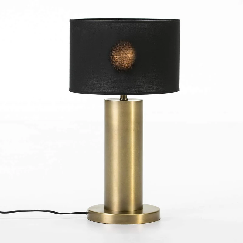 AlexandreHouse Susmesa Lamp 20 x 20 x 40 cm Metal Dorado Sin Trousers