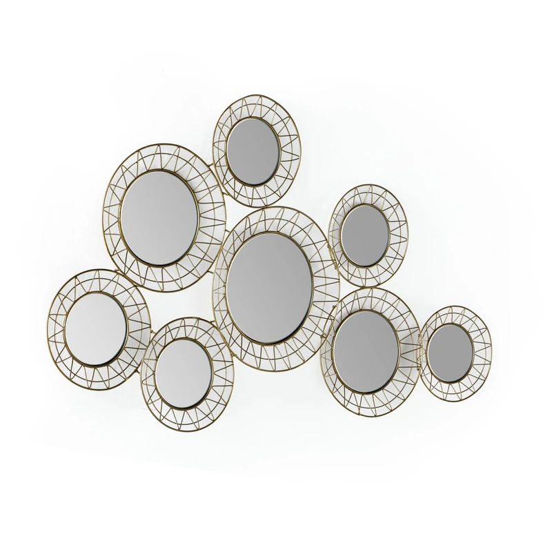 Espejo 121X4.5X2.5 Metal Dorado