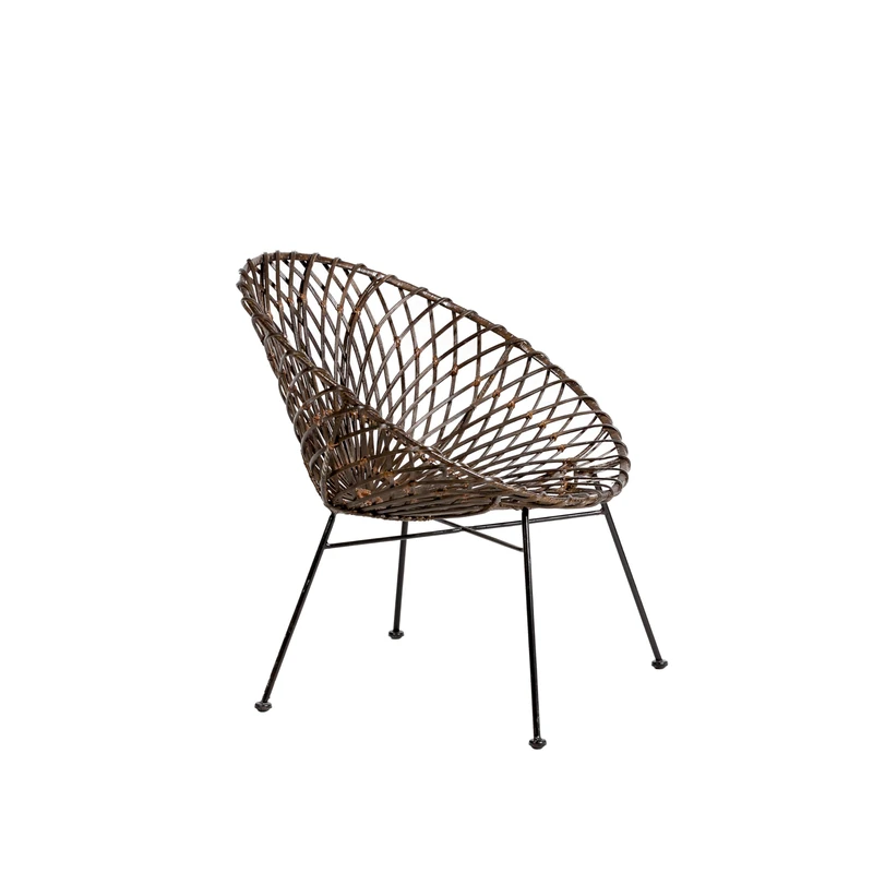 AlexandreHouse Sillon 67 x 72 x 77 cm - Black/Brown