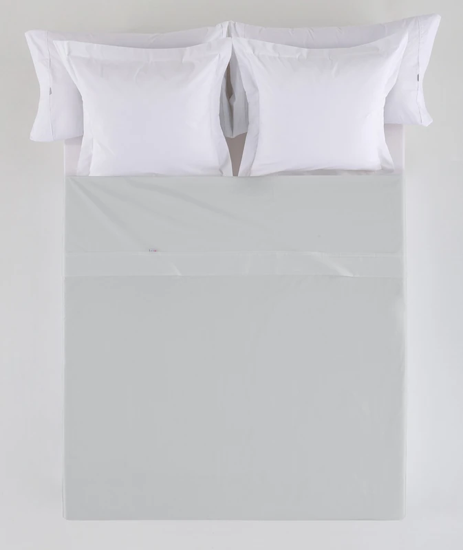 AlexandreHouse Sábana Sabana Encimera Pearl Colour Cama de 200 50% Cotton / 50% Polyester - 144 Hilos. Gramage: 115