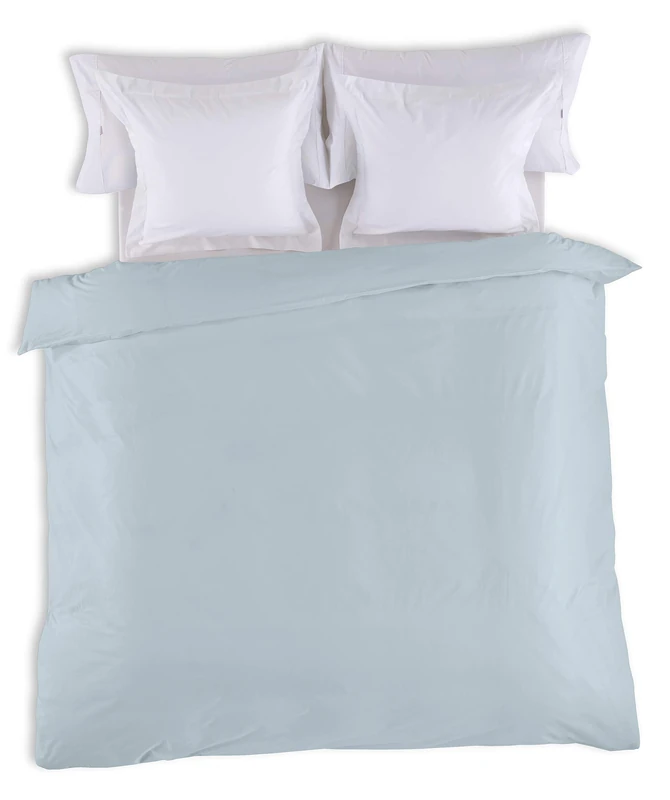 Funda Nordica Lisa Blue Blue Cama de 105 (1 Piece) - 50% Cotton / 50% Polyester - 144 Hilos. Gramage: 115 - Image 1
