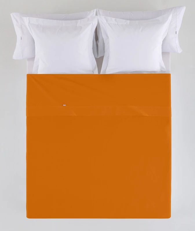 Sabana Encimera Sábana Ocre Colour Cama de 200 50% Cotton / 50% Polyester - 144 Hilos. Gramage: 115 - Image 1