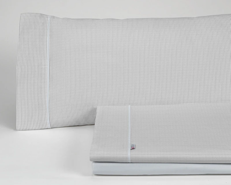 AlexandreHouse Juego de sábanas Greta pearl colour Cama de 90 (3 pieces) - 100% cotton - 200 hilos. Gramage: 125