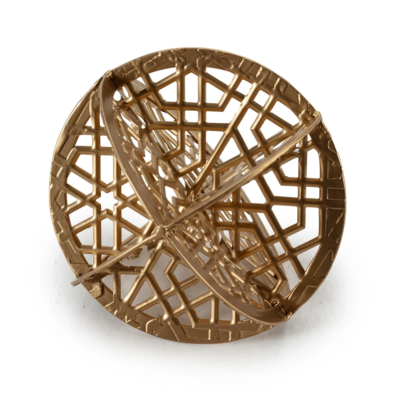 Figure 17 x 17 x 17 cm Metal Dorado