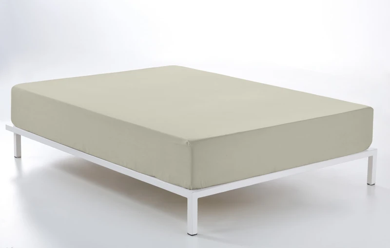 Adjustable colour piedra Cama de 200 (28 cm high) - 50% cotton / 50% polyester - 144 hilos. Gramage: 115 - Image 1