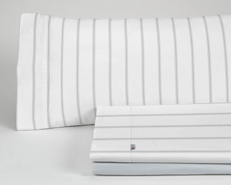 AlexandreHouse Juego de sábanas de algodón Rita pearl colour. Cama de 150 cm. 3 pieces