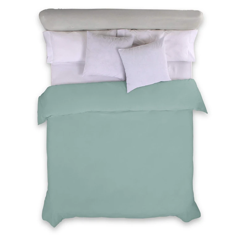 AlexandreHouse Funda Nordic Aqua Colour Cama de 105 (1 Piece) - 100% Cotton - 144 Hilos. Gramage: 115