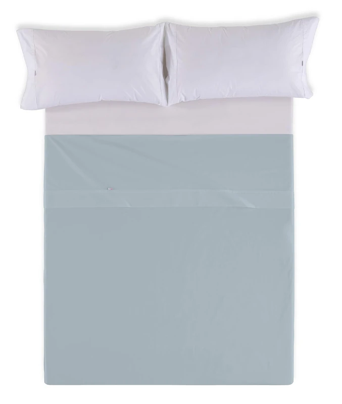 Sabana Encimera Colour Plata Cama de 200 100% Cotton - 144 Hilos. Gramage: 115 - Image 1