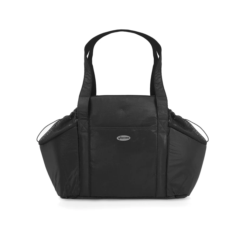 Record - Dogmar Bag for Dogs and Cats - Waterproof, Ventilated Transport Box with Mesh Inserts and Padding. Dog Bag with Lead and Removable Base.Up to 6 kg | Black, 40 x 17 x 30 cm - Image 1