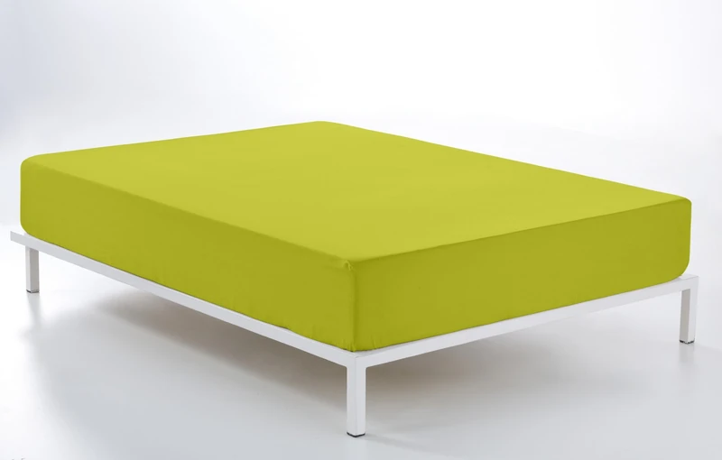 Bajera Ajustable Pistacho Colour Cama de 200 (28 cm High) - 50% Cotton / 50% Polyester - 144 Hilos. Gramage: 115