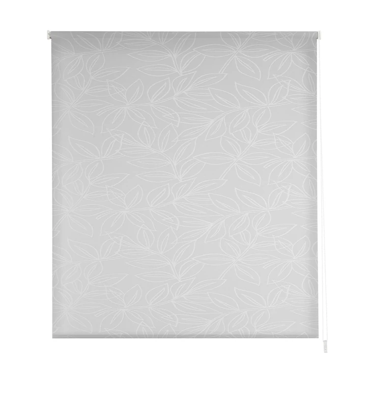 Estoralis | Selene | Roller Blind | Translucent Plain | White/Grey | 120 x 255 cm (W/H) Fabric Size 117 x 250 cm | Window and Door Curtains