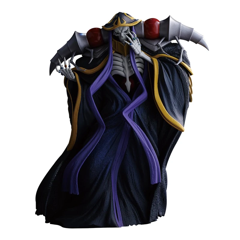 BANPRESTO Ainz Ooal Gown Overlord Action Figure, 22 cm, BP28800P Multicolor, Collectible Figure, Optimal for Anime Fans