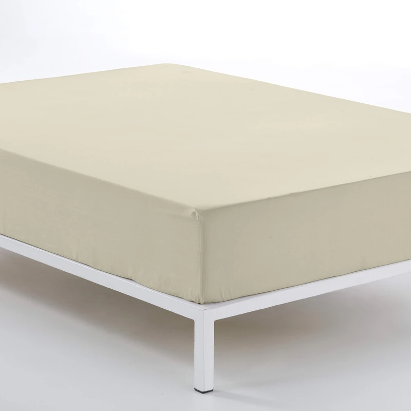 Adjustable colour piedra Cama de 200 (30 cm high) - 100% cotton - 144 hilos. Gramage: 115 - Image 1