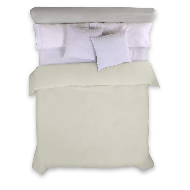 AlexandreHouse Nordic Funda Cream Cama de 90 (1 piece) - 100% Cotton - 144 Hilos. Gramage: 115