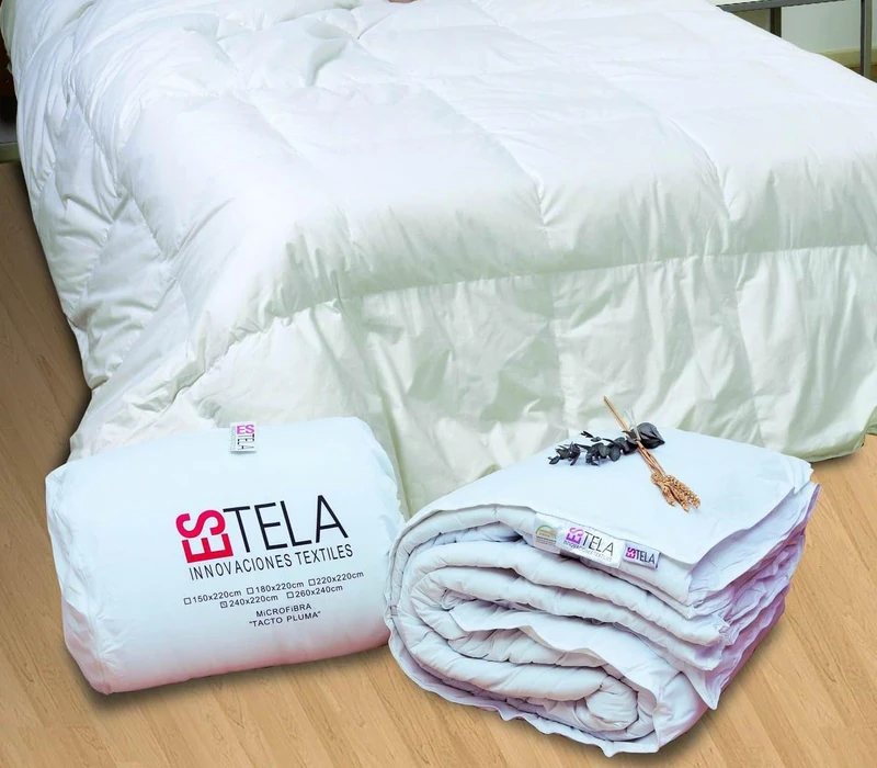 Releno de Funda NórDICA DE MICROFIBRA TACTO PÉTALO CAMA DE 90 CM - Tejido Exterior 100% Polyester/Interior Fiber HUECA SILICONADA 350 g/m2 TACTO Pluma 100% Polyester - PRESENTADO EN EN PETATE DE Tej