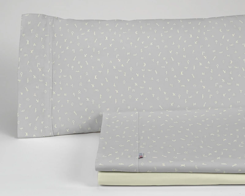 AlexandreHouse Juego de sábanas Iber pearl colour. Cama de 180 cm. 4 pieces