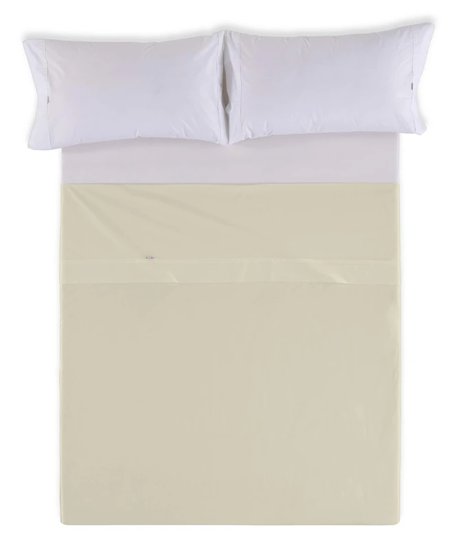AlexandreHouse Sabana Encimera Colour Piedra Cama de 200 100% Cotton - 144 Hilos. Gramage: 115 - Image 1