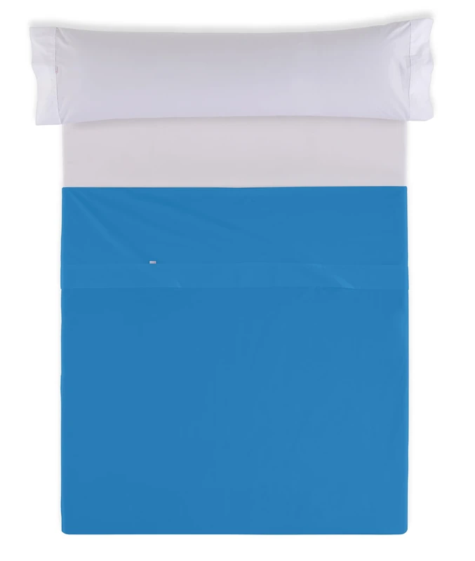 AlexandreHouse Sabana Encimera Blue Ash Cama de 200 50% Cotton / 50% Polyester - 144 Hilos. Gramage: 115 - Image 1