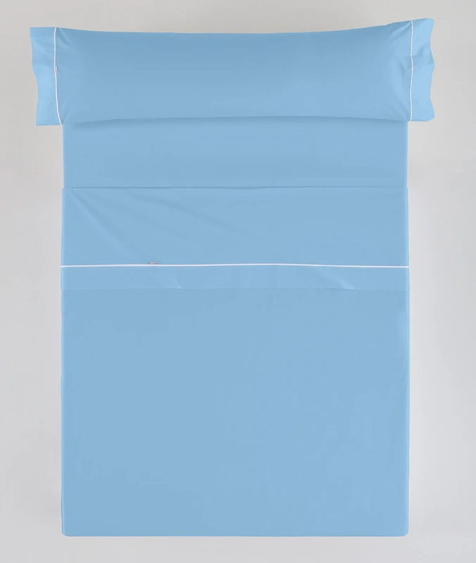 AlexandreHouse Blue Blue Fabric Juego 150 (3 pieces) - 100% Cotton - 144 Hilos. Gramage: 115